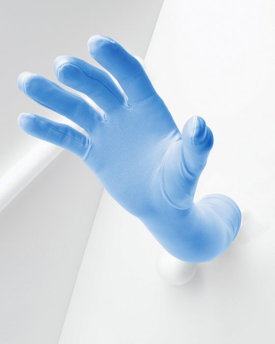 3407 Sky Blue Long Opera Gloves