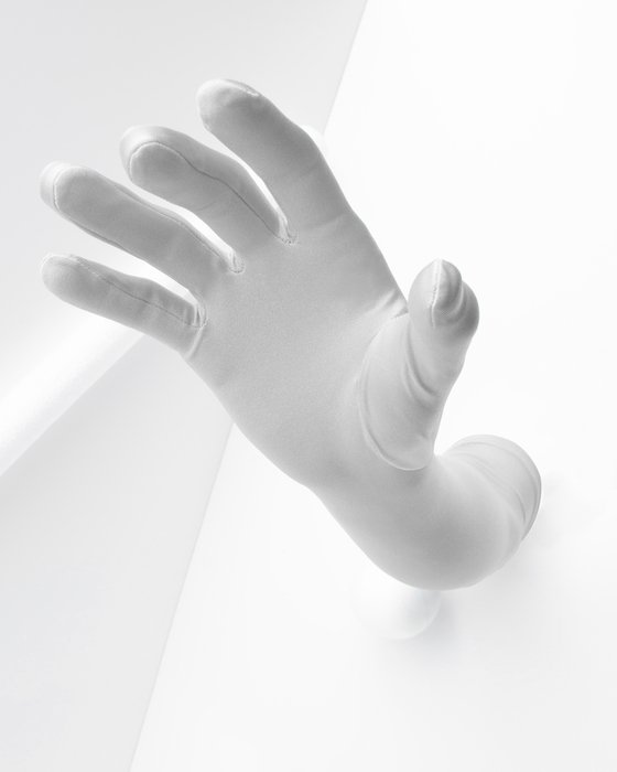3407 Solid Color Light Grey Long Opera Gloves
