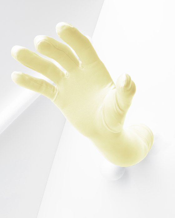 3407 Solid Color Maize Long Opera Gloves
