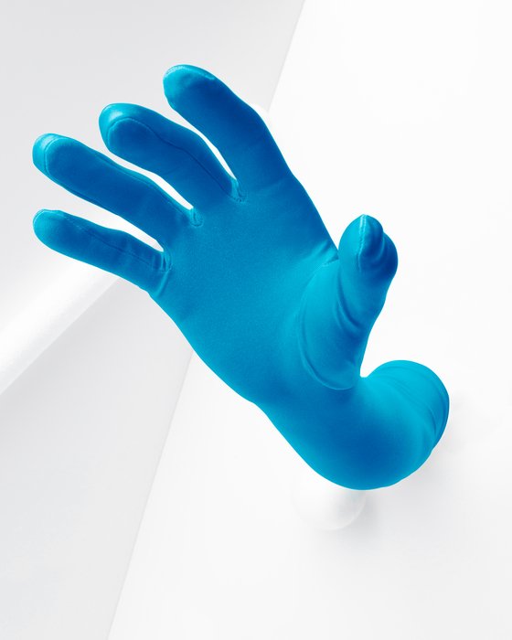 3407 Turquoise Long Opera Gloves