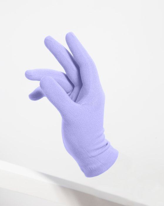 3601 Lilac Short Matte Knitted Seamless Gloves