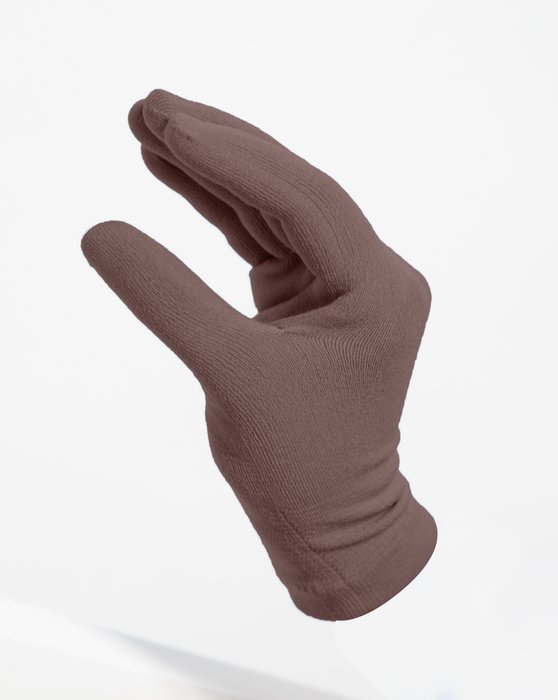 3601 Mocha Short Matte Knitted Seamless Gloves