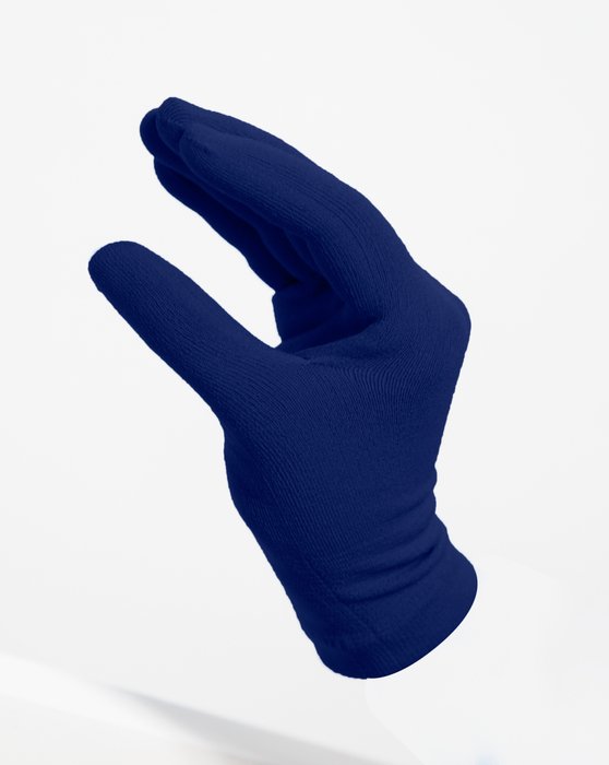 Navy Short Matte Seamless Gloves Style# 3601 | We Love Colors