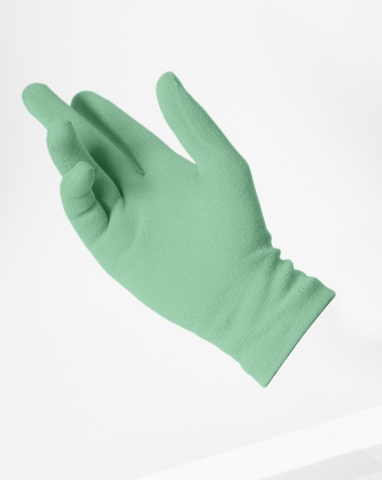3601 Scout Green Short Matte Knitted Seamless Gloves