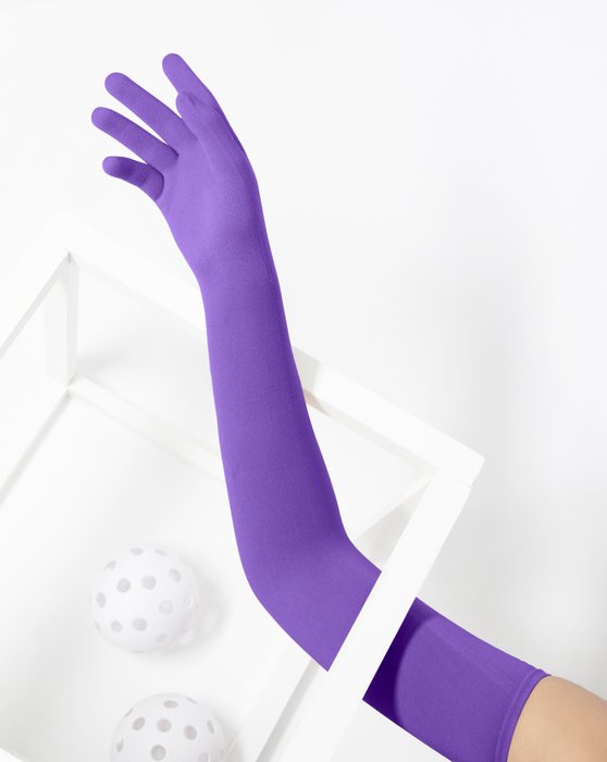 Lavender Long Matte Seamless Gloves Style# 3607 | We Love Colors