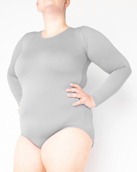 5002 W Light Grey Leotard