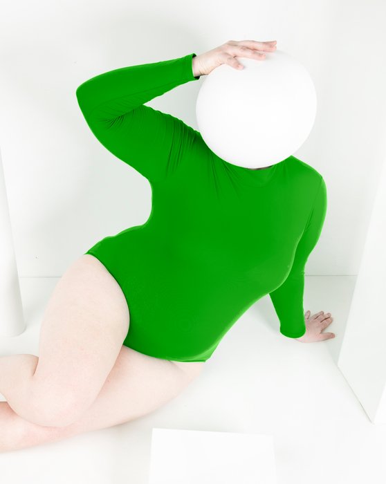 Kelly Green Long Sleeve Mock Turtleneck Leotard Style# 5008 | We Love Colors
