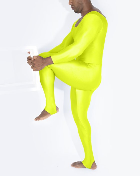 Neon Yellow Long Sleeve Unitard Style 5009 We Love Colors
