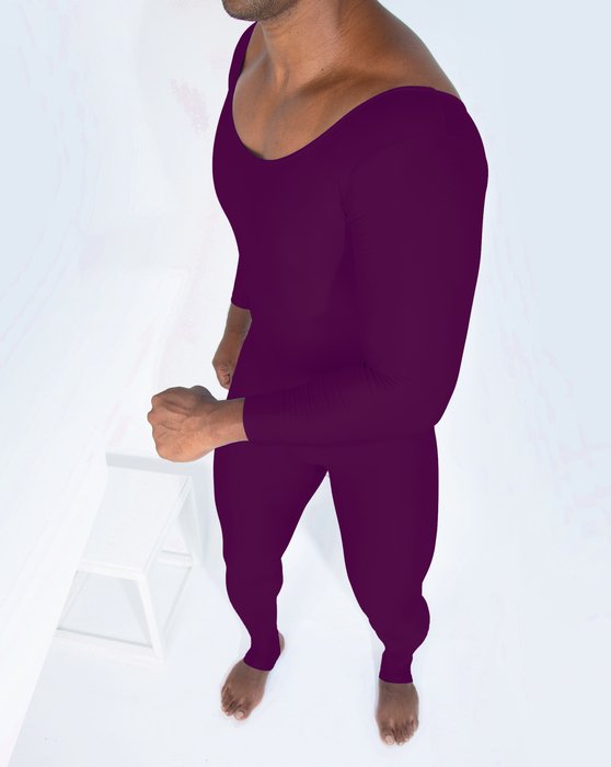 Rubine 5009 M Rubine Long Sleeve Unitard