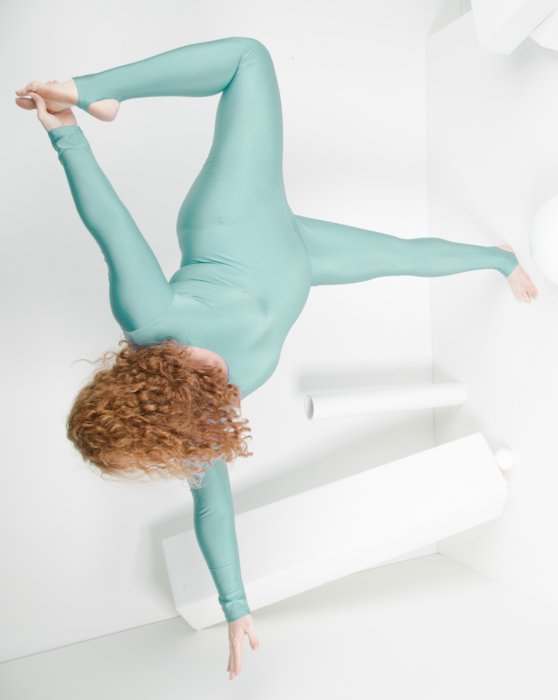 Dusty Green Long Sleeve Unitard Style# 5009 | We Love Colors
