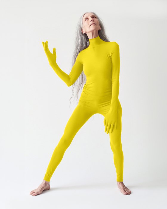5010 W Yellow Second Skin Catsuit Gloves