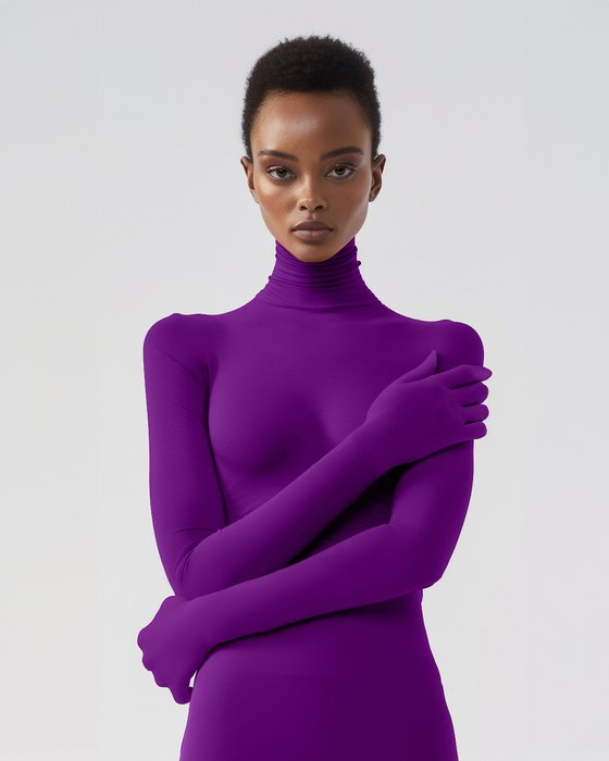 5012 W Amethyst Seamless Long Sleeve Shirt Armsocks