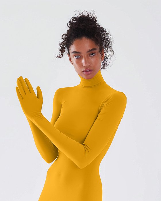 5012 W Gold Seamless Long Sleeve Shirt Armsocks