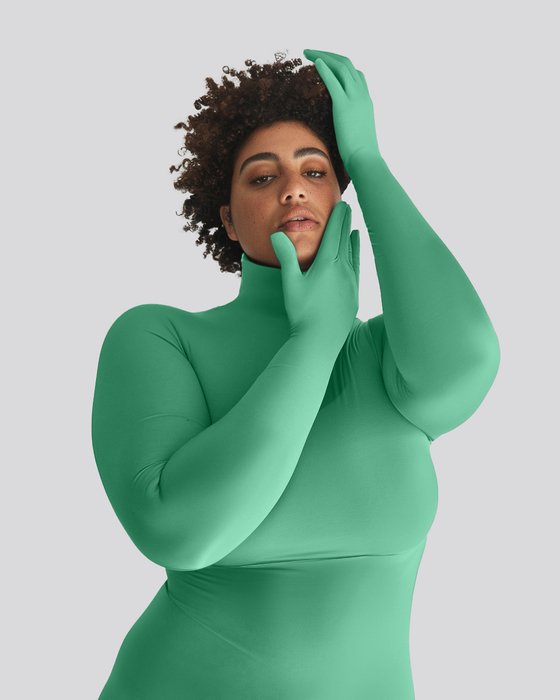 5012 W Scout Green Seamless Long Sleeve Shirt Armsocks