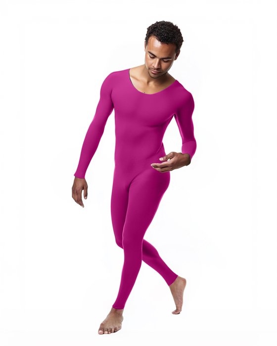Fuchsia 5014 M Fuchsia Seamless Catsuit Bodystocking