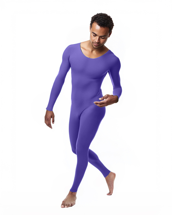 Lavender 5014 M Lavender Seamless Catsuit Bodystocking