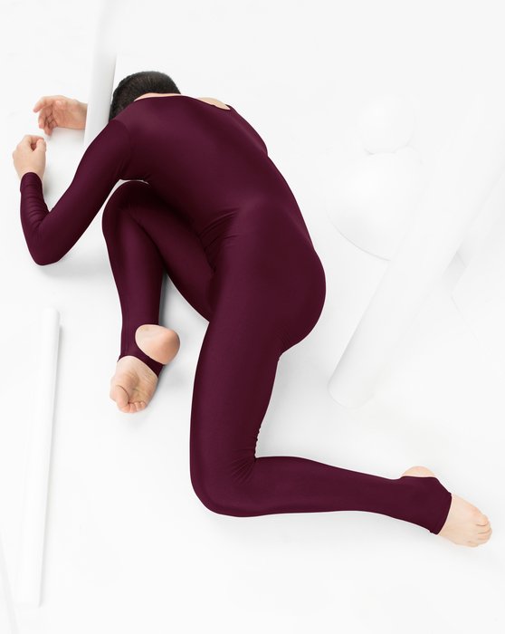 5079 Maroon Kids Unitard