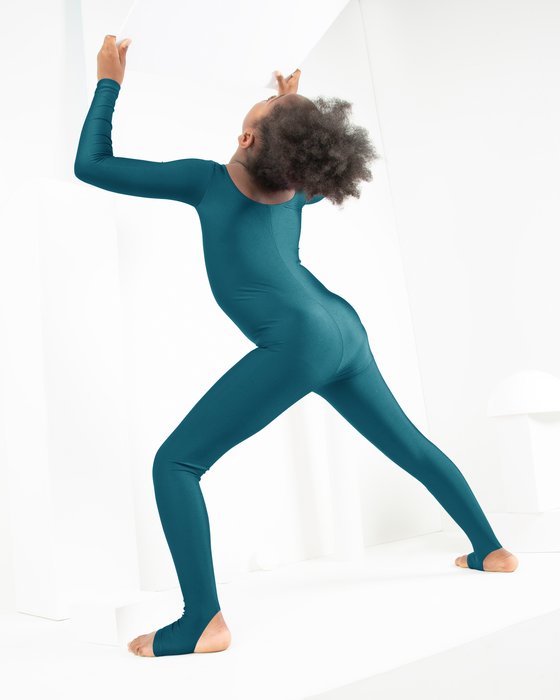 5079 W Teal Kids Unitard