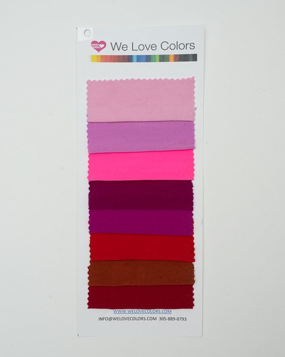 8008 Pinks Color Card Welovecolors 8