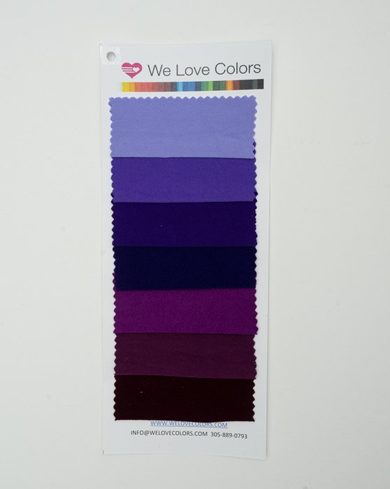 8008 Violets Color Card Welovecolors