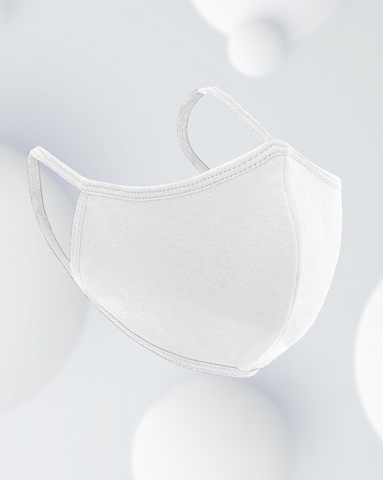 8022 White Antibacterial Mask