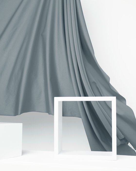 8079 Grey Shiny Tricot Fabric