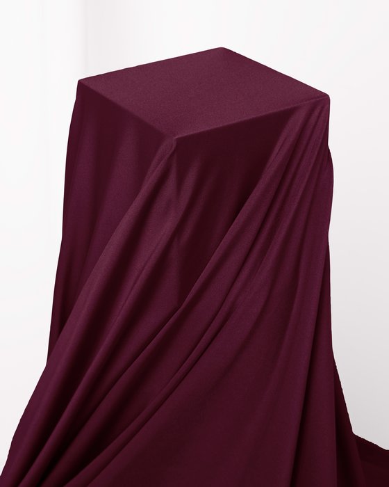 8079 Maroon Shiny Tricot Fabric