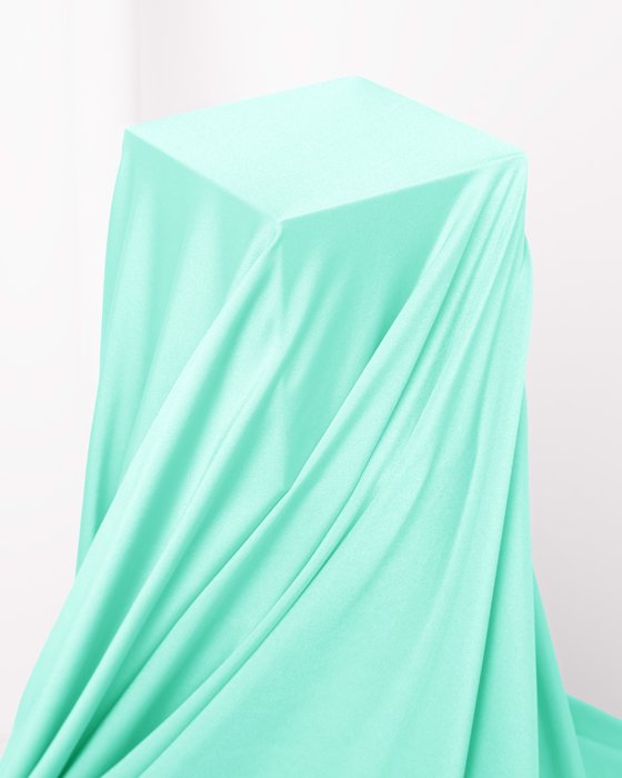 Pastel Mint Fabric Shiny Tricot Style# 8079 | We Love Colors