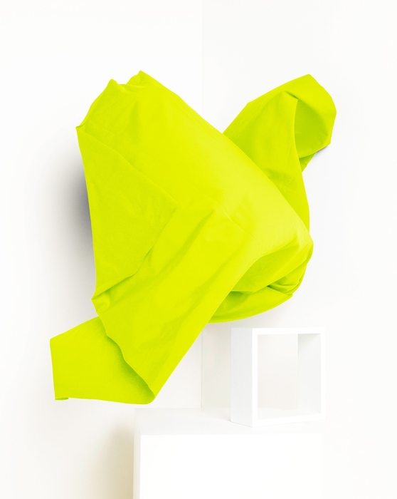 8101 Neon Yellow Matte Tricot Fabric
