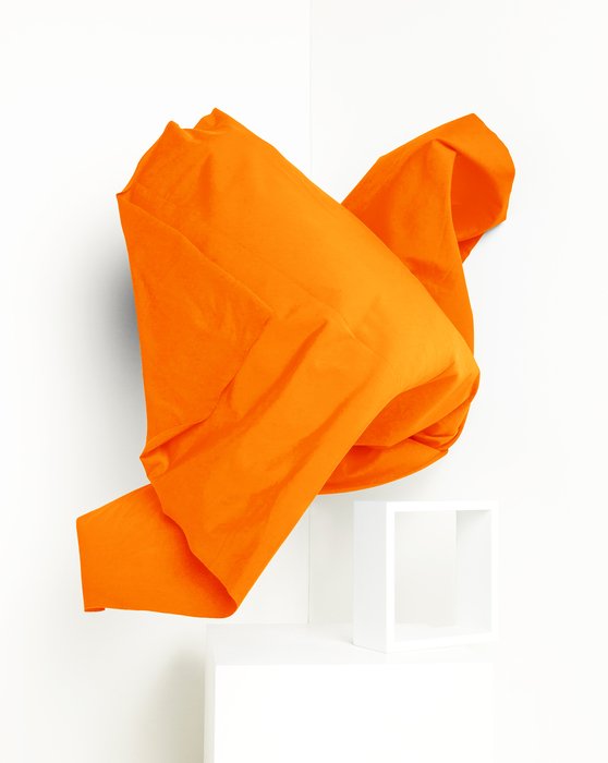 Neon Orange Fabric Dull Tricot Style# 8101 | We Love Colors