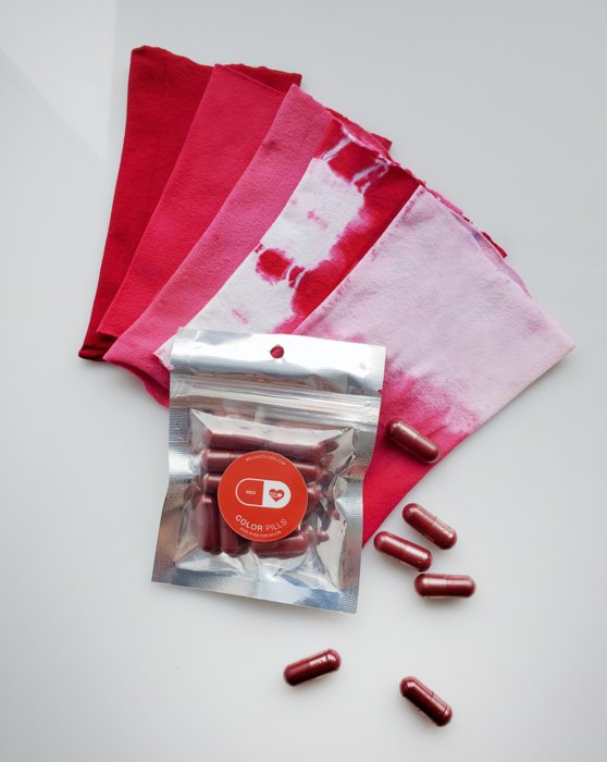 8701 Color Pills Acid Dyes Nylon Red