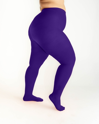 Purple Nylon Spandex Tights Style# 1008