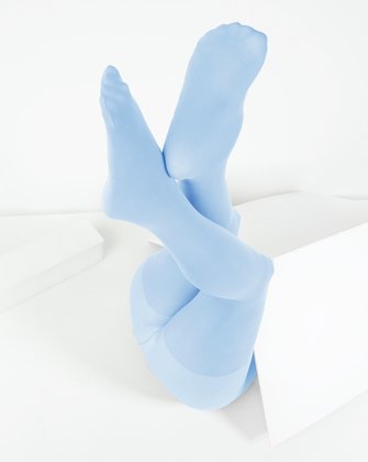 plus size blue tights