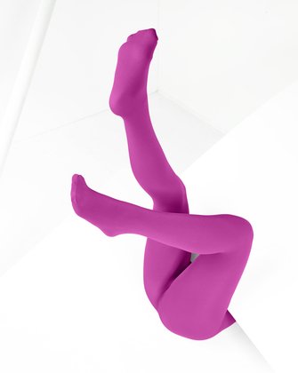 1053 Fuchsia Color Opaque W Microfiber Tights