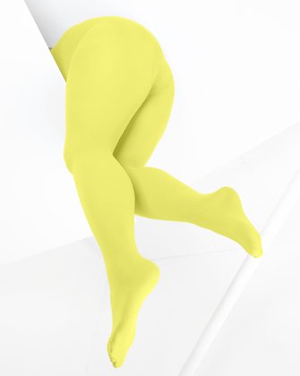 1053 Maize Color Opaque W Microfiber Tights