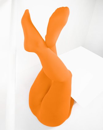 Neon Orange Wide Mesh Fishnet Pantyhose Style# 1403 | We Love Colors