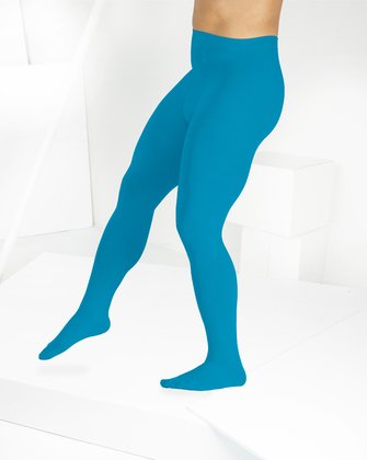 Turquoise Mens Tights