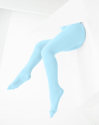 1053 W Aqua Color Opaque W Microfiber Tights