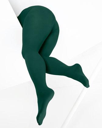 1053-w-hunter-green-color-opaque-womens-microfiber-tights.jpg