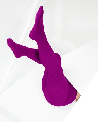 Magenta Closeout Microfiber Footless Tights Style# 1037 | We Love Colors