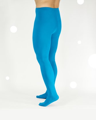 Turquoise Mens Tights