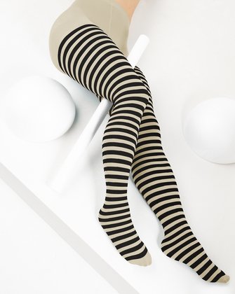 Light Grey Womens Patterned Tights | We Love Colors