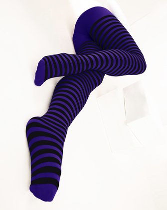 Purple Womens Patterned Tights | We Love Colors