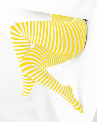 Yellow Womens Patterned Tights | We Love Colors
