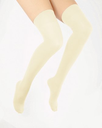 Ivory Womens Thigh Highs | We Love Colors