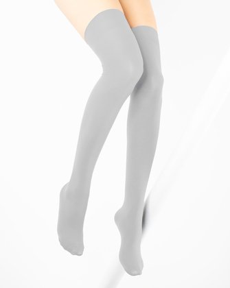 Grey Womens Thigh Highs | We Love Colors