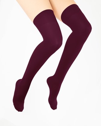 Maroon Womens Thigh Highs | We Love Colors