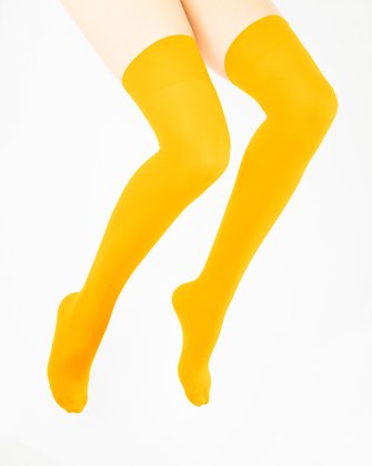 Gold Womens Thigh Highs | We Love Colors