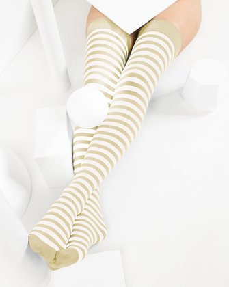 tan thigh high socks