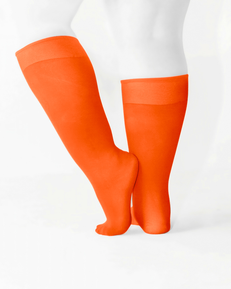 1532-plus-neon-orange-knee-high-trouser-nylon-socks.jpg